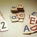 Mini Sandpaper Letters Set - Uppercase, Lowercase and Numbers on Birch Wood
