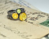 SPRING Stacking Rings. Sterling Silver(set of 5). YOUR SIZE.
