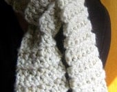 Ribbed Wool Scarf with Fringe