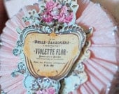 EAT CAKE Marie Antoinette French Frilly Glittery  Banner