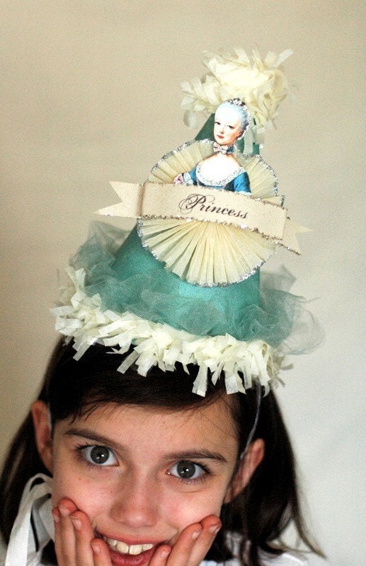 MARIE ANTOINETTE Tiffany Blue Princess Party Hat