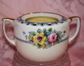 Vintage Floral Sugar Bowl Soy Wax Candle