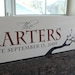 Hand Painted Family Name Sign / Personalized Wood Plaque - Perfect Wedding or Engagement Gift Idea - ETS-21