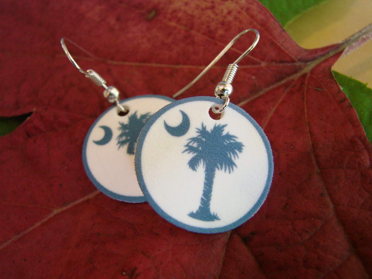 Palmetto Pride South Carolina Earrings