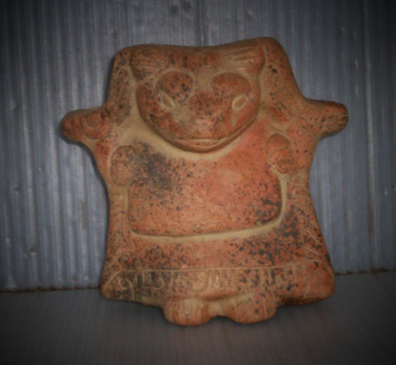 Primitive Animal Vintage Terra Cotta Folk Art