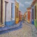 Colonial Street of La Guaira, Venezuela -- fine giclee print 5 x 7