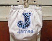 Boutique Custom Monogrammed Personalized Diaper Cover