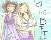 Greeting card........Best friends