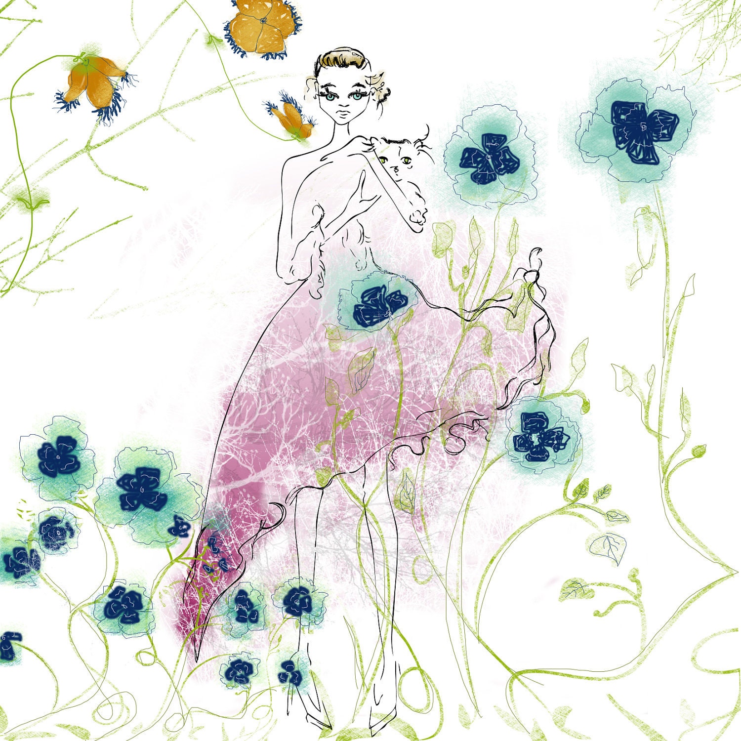 Illustration.......Tu Es Jolie