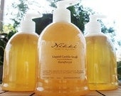 HONEY & ALMOND - Liquid Castile Soap, Super-Size 16oz