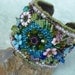 Bracelet: Bloomin' Riot- A beaded Cuff