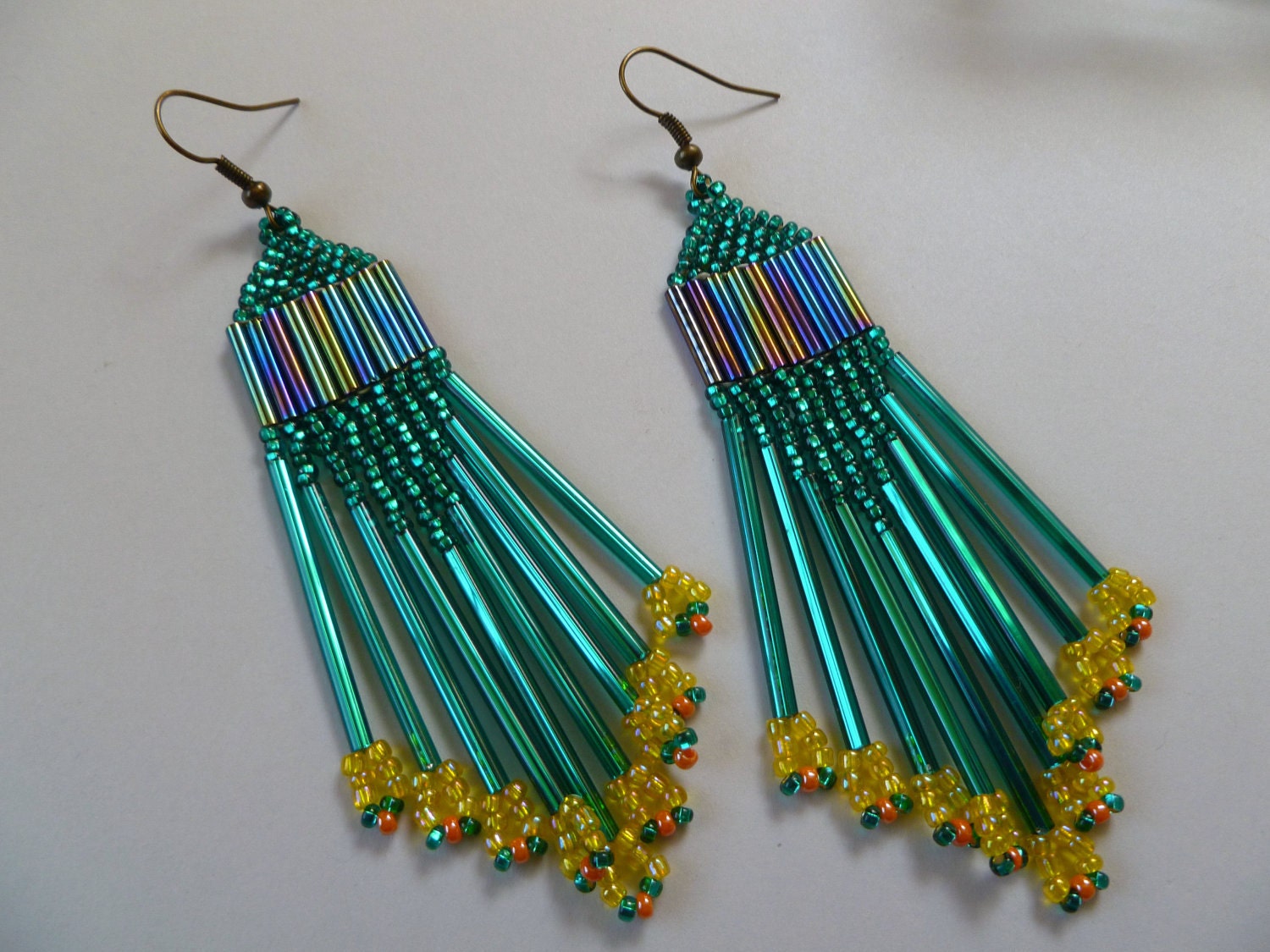 Beaded Earrings- Little Buds