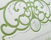Custom wedding invitations Italian Gate