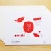 Red Animal Postcards (Set of 4)