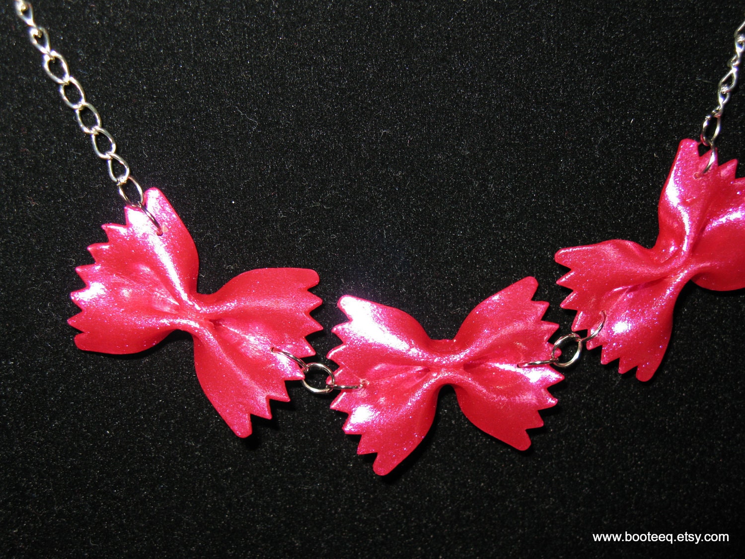 Be A Dahlia bow necklace