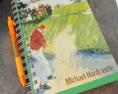 Aim for the Flag - Recycled Handmade Journal