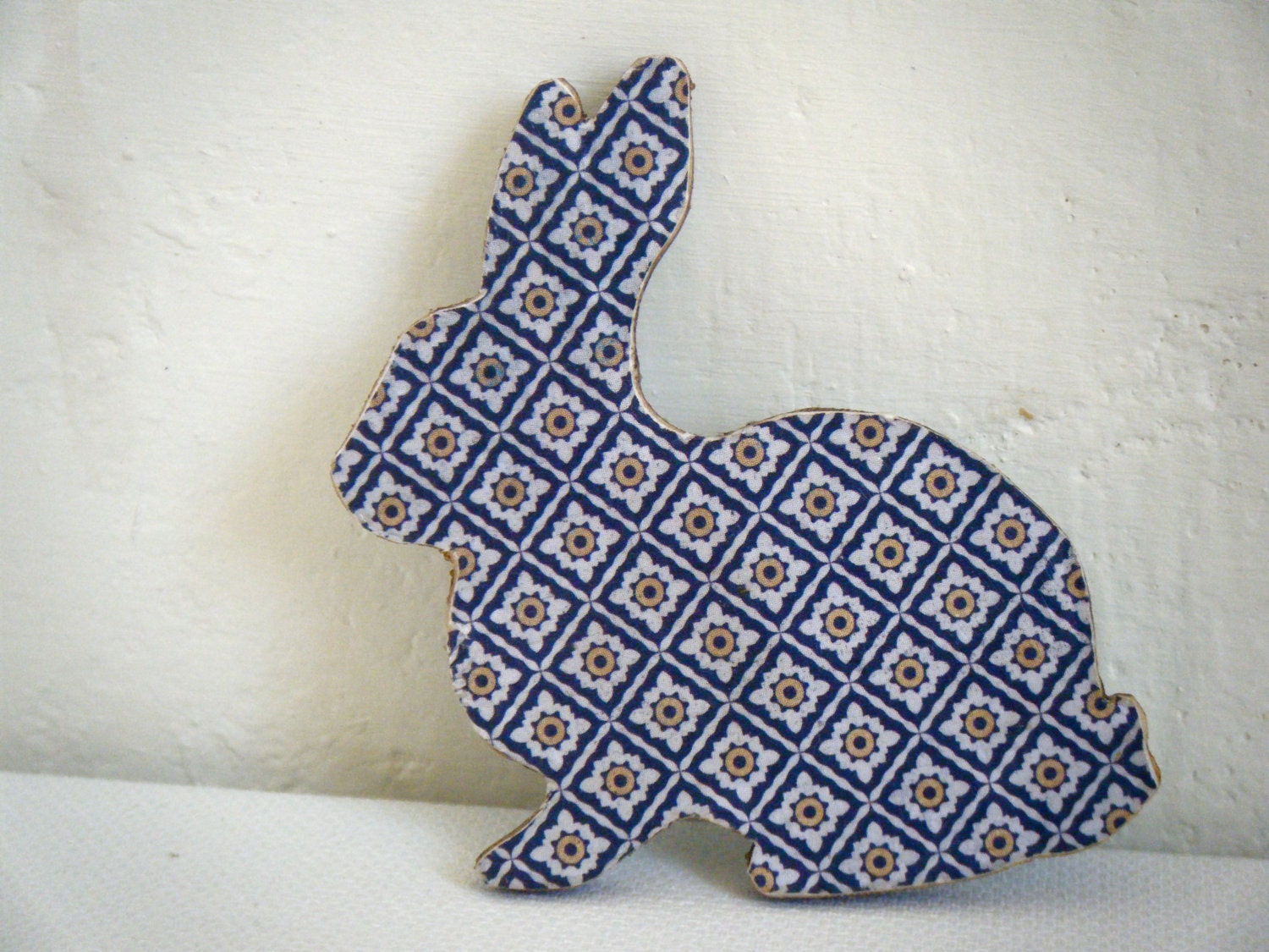 Little Lapin - Wooden Bunny Brooch