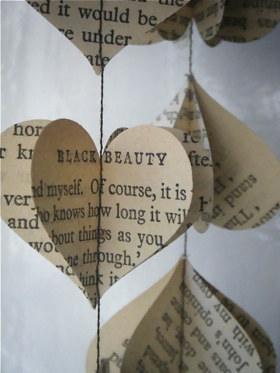 Heart Strings- Vintage Black Beauty 3D Paper Mobile