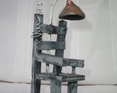electric chair the HAUNTED CONSTRUCTION COMPANY.  miniature haunted antiques