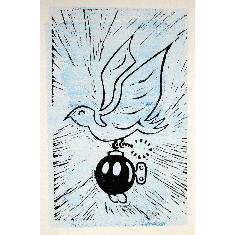 Inspired by Super Mario - Drop the Bob-omb - Limited Edition of 6 Airy Color Prints by Arcade Art