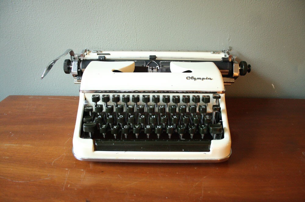 olympia manual typewriter