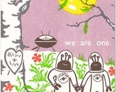 We Are One - Letterpress Card