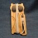 Wooden Earbud Holder