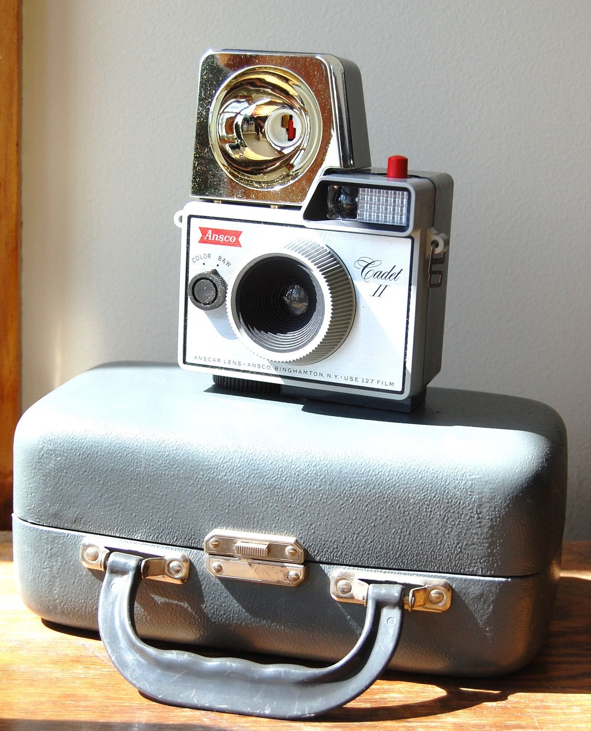 Vintage Ansco Cadet II Camera with Case & Extras