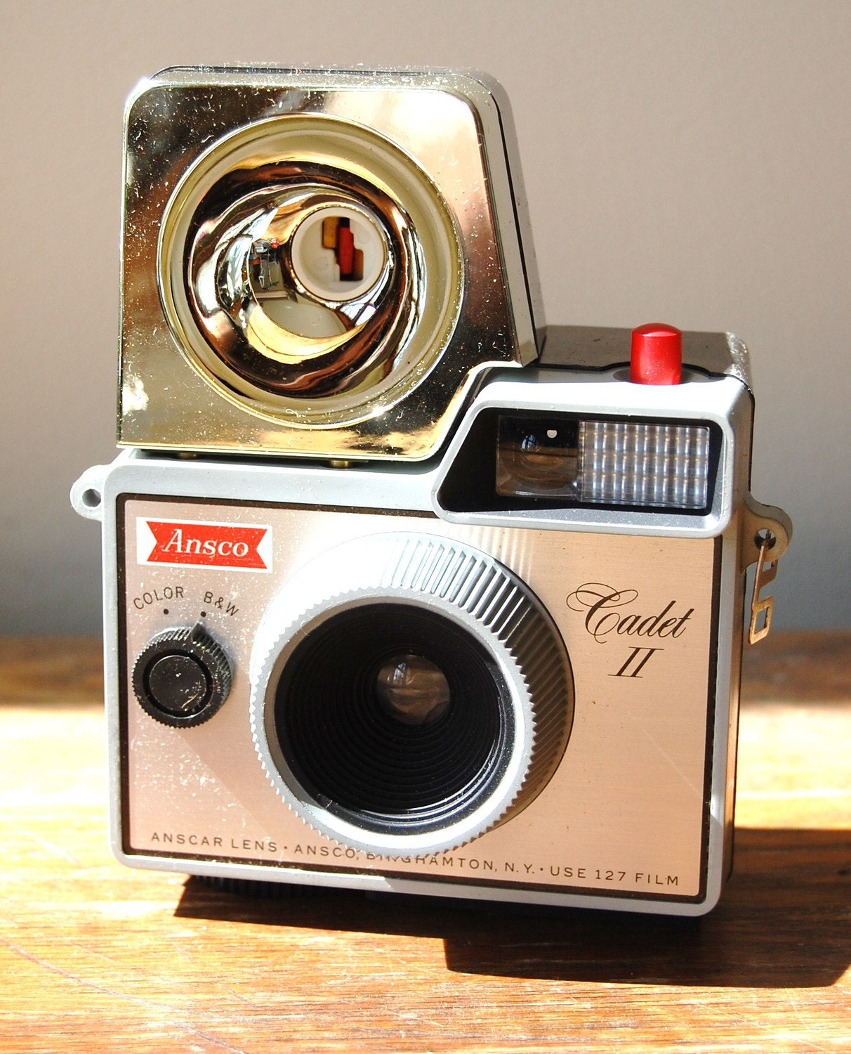 Vintage Ansco Cadet II Camera with Case & Extras