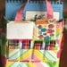 Art Caddy Tote PDF Pattern Ebook organize your art crayons pencils pads paints