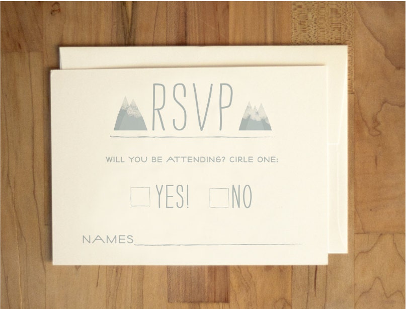 Illustrated Wedding Invitation Set - Custom Couple - Cecil & Elliot