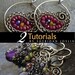 Tutorial Bundle - Paisley Hoops & Fleur De Lis Earrings