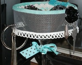 On sale - Altered Martini Glass - Jewelry Holder