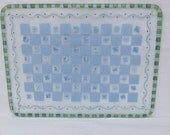 BLUE HYDRANGEA LARGE CUTTING BOARD