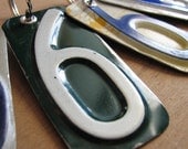 Number Six License Tag Keychain
