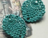 Sheridan Crochet Earrings- Green