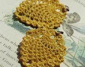 Sheridan Crochet Earrings- Yellow