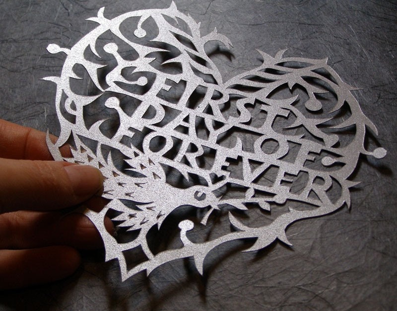 First Day of Forever Papercut (small)