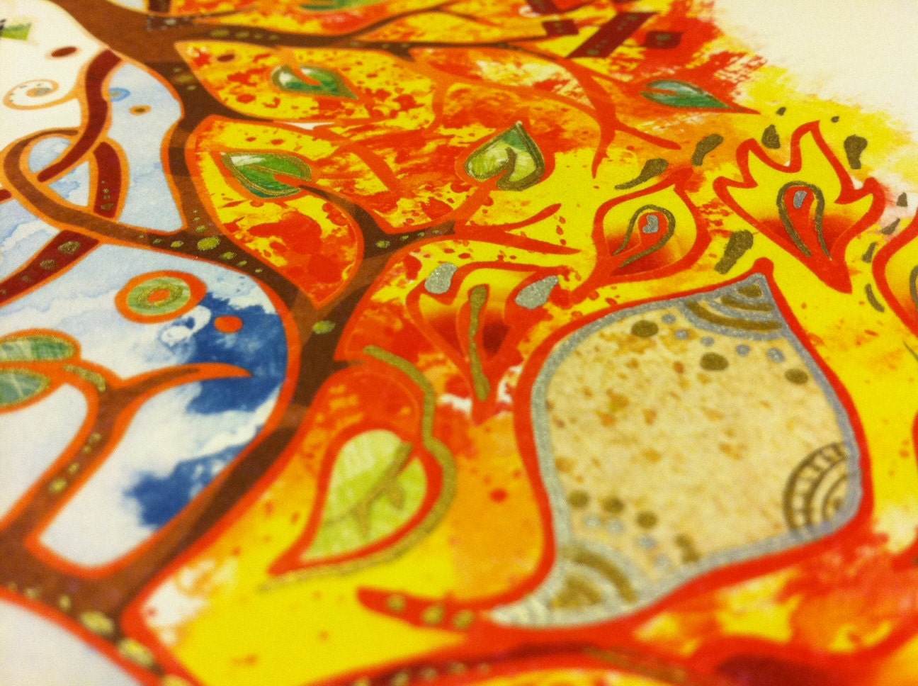 Four Elements- Air, Water, Earth and Fire, Wedding Contract or Ketubah