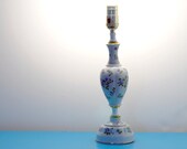 ceramic blue table lamp