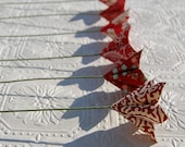 paper flower -- shades of red