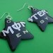 Eco-Friendly  Monster Energy Stars Recycled Can Earrings