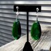 Vintage Emerald Crystal Pearl Earring
