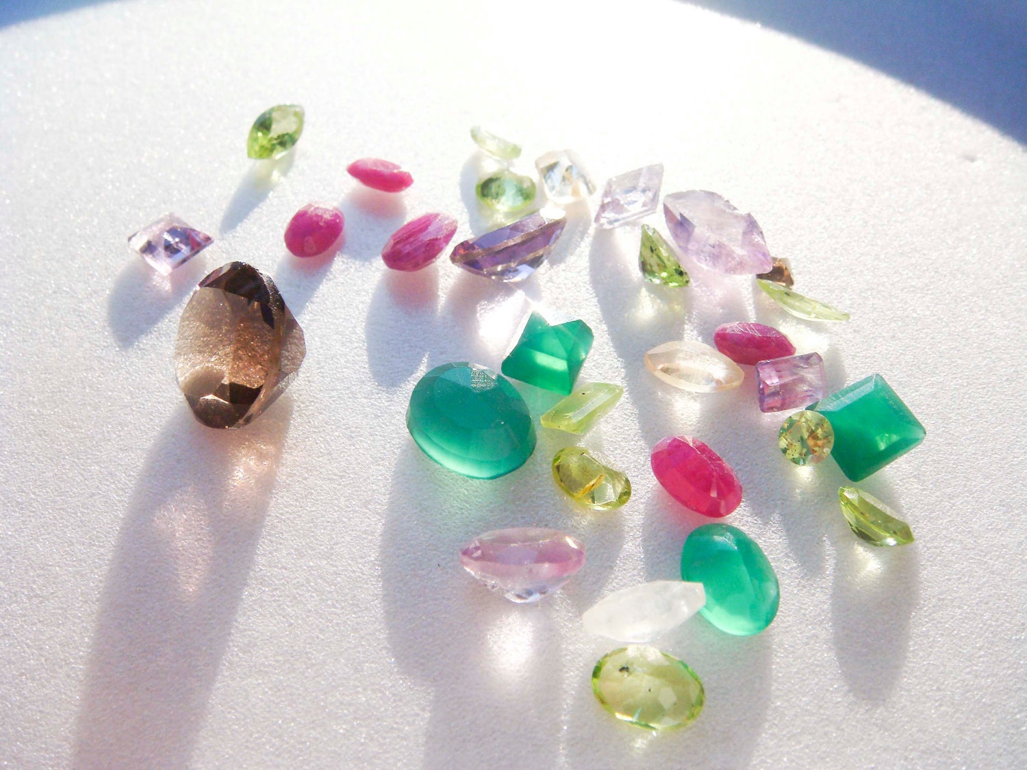 30 loose gemstones for jewelry making FREE SHIPPING