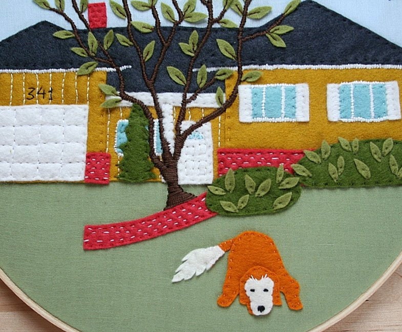 Custom Little City Hoop--Your Dream House