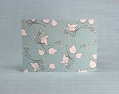 Birds & Pears Postcard