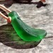 GREEN Mermaid's Tail unisex seaglass choker.