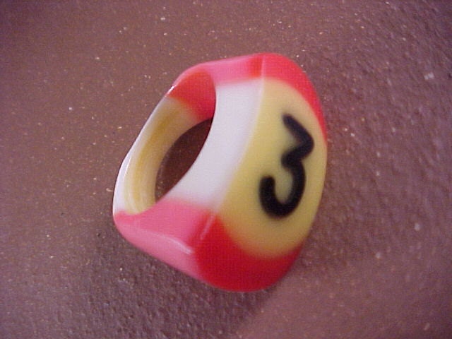 Altered Art No. 3 Pool Ball Ring
