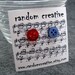 Button Post Stud Earrings - Fourth of July (red, blue) by randomcreative on Etsy