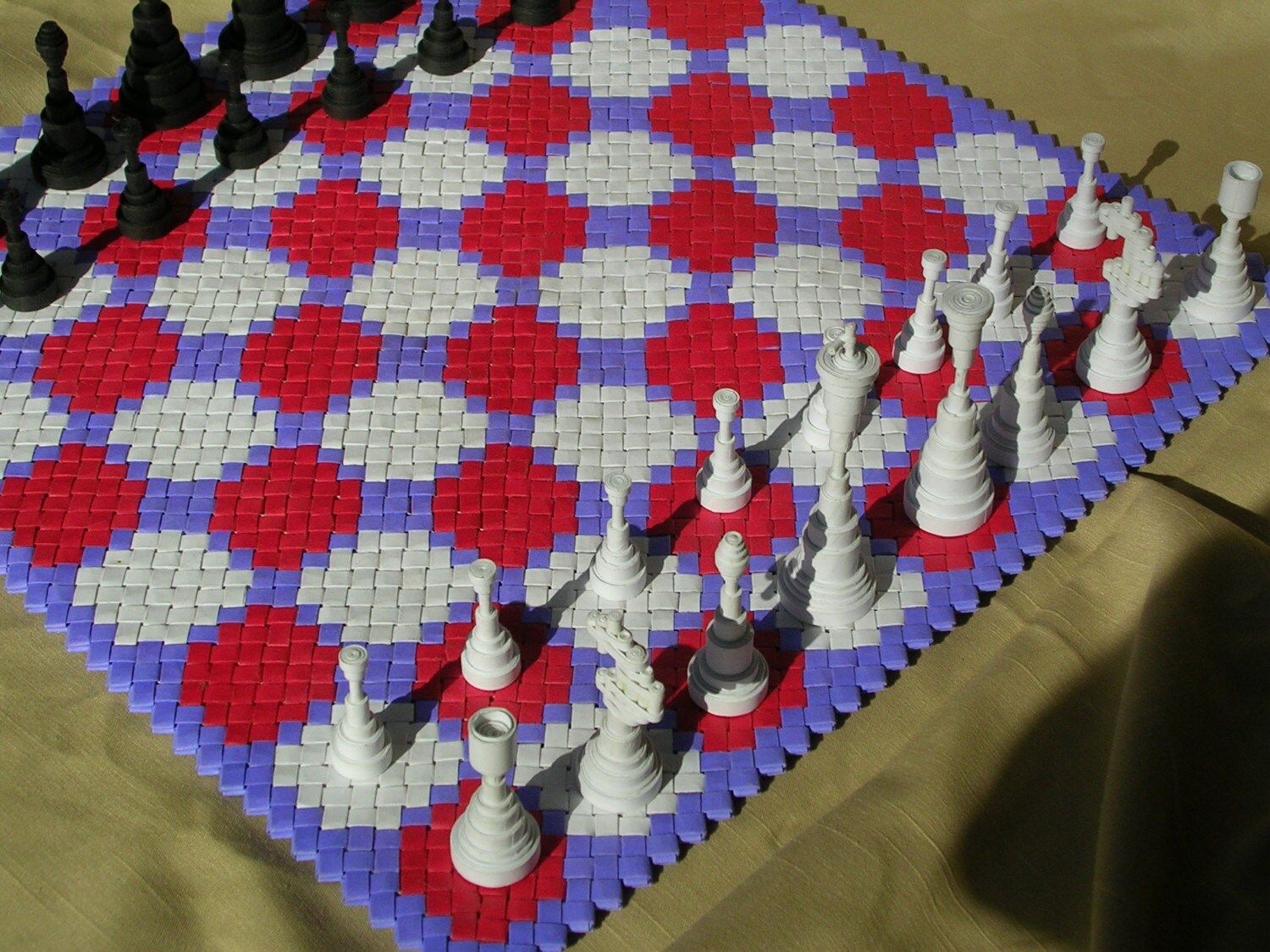 Paper Chess Set